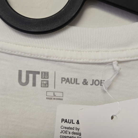 Uniqlo Paul & Joe Floral Graphic T-Shirt Off White L - Picture 3 of 8